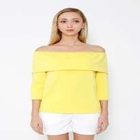 kim. Clarissa Off Shoulder Blouse