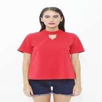 kim. Jadevine Oversized Back Button Blouse