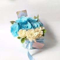 Bunga Flanel Blue