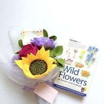 Bunga Flanel Sunflower, Wide Rose and Matilda