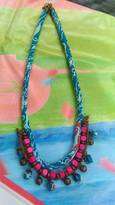 Kalung Batik Dadu Pink