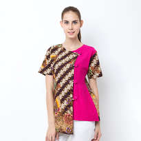 Hokokai Blouse - Pink