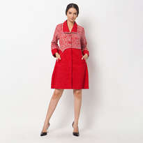 Rose Long Blouse Trikot - Red