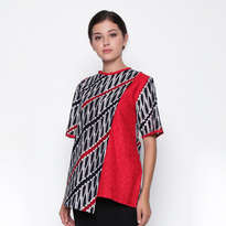 Tyas Combine Top - Red