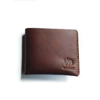 Dompet Pria Kulit Asli Sapi Model Slim Warna Coklat (Dompet Kulit Pria)