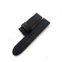 Tali Jam Kulit Asli Handmade Warna Hitam Size 22 Mm (Leather Strap)